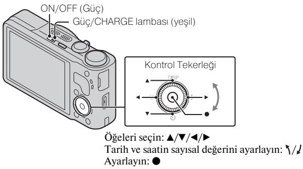 SONY CYBER-SHOT DSC-HX9 - Saatin ayarlanmasi - 1