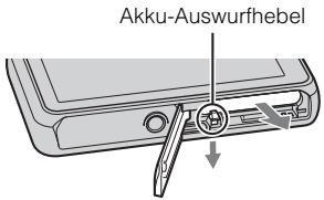 SONY CYBER-SHOT DSC-T110D - So behmen Sie den Akku heraus - 1