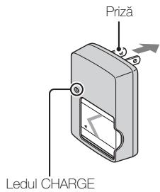 SONY CYBER-SHOT DSC-T110D - Conecta i ncaarcatorul la priza de perete. - 1