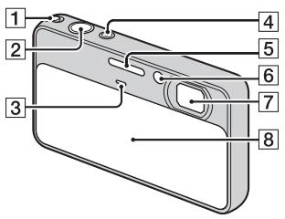 SONY CYBER-SHOT DSC-T110D - Identifying parts - 1