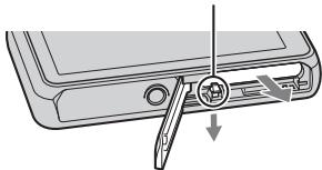 SONY CYBER-SHOT DSC-T110D - Sadan fjernes batteriet - 1