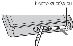 SONY CYBER-SHOT DSC-T110D - Vybratie pamatovej karty - 1