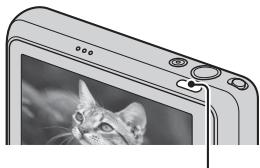 SONY CYBER-SHOT DSC-T110D - Press the (Playback) button. - 1