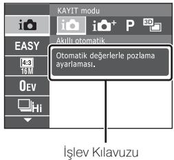 SONY CYBER-SHOT DSC-WX9 - Düger islevlerin tanitimi - 2