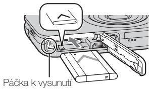 SONY CYBER-SHOT DSC-WX9 - Vlození bloku akumulátorú - 2