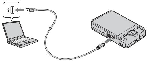 SONY CYBER-SHOT DSC-WX9 - Carga conectando a un ordinador - 1