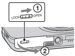 SONY CYBER-SHOT DSC-WX9 - Memóriakártya behelyezése (kūlón megvásárolható) - 1