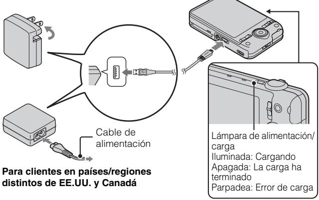 SONY CYBER-SHOT DSC-WX9 - Carga de la batería - 1