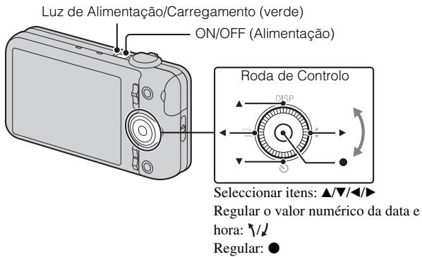 SONY CYBER-SHOT DSC-WX9 - Acertar o relógio - 1