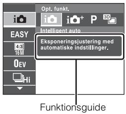 SONY CYBER-SHOT DSC-WX9 - Introduktion af andre Funktioner - 2