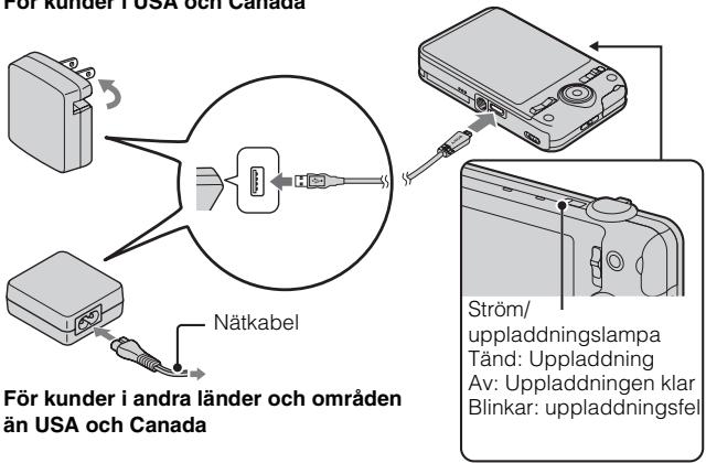 SONY CYBER-SHOT DSC-WX9 - Upladdning av batteripaketet - 1