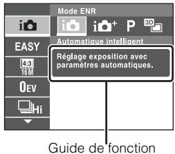 SONY CYBER-SHOT DSC-WX9 - Introduction d'autres fonctions - 2