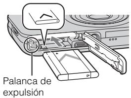 SONY CYBER-SHOT DSC-WX9 - Inserción de la batería - 2