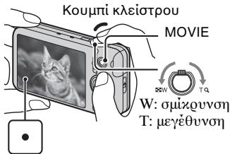 SONY CYBER-SHOT DSC-WX9 - Otav otyn o0ovn ephiavioTe i eva eoaywyiko mnuama [O0nyoC vToC kaepac], epiIeTc [OK]. - 2