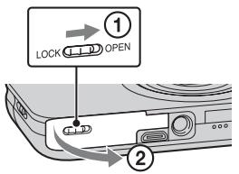 SONY CYBER-SHOT DSC-WX9 - Bir hafiza kartı (ayrı olarak satılır) takma - 1