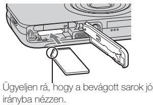 SONY CYBER-SHOT DSC-WX9 - Memóriakártya behelyezése (kūlón megvásárolható) - 2