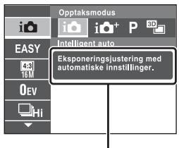 SONY CYBER-SHOT DSC-WX9 - Introduksjon til andre funksjoner - 2