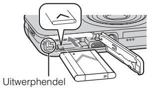 SONY CYBER-SHOT DSC-WX9 - De accu plaatsen - 2