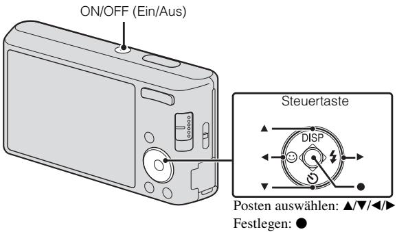 SONY DSC-W530 - Einstellen von Datum und Uhrzeit - 1