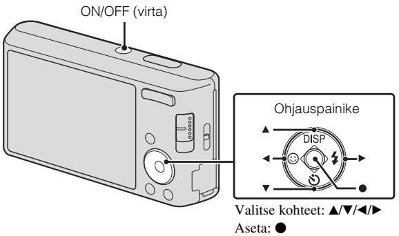 SONY DSC-W530 - Päivämärän ja ajan asettaminen - 1