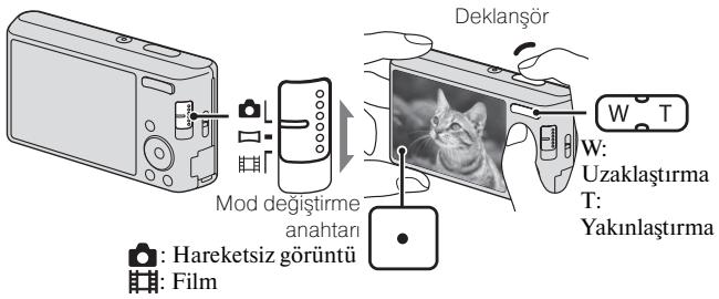 SONY DSC-W530 - Hareketsiz görtüntüller/filmler Çekme - 1