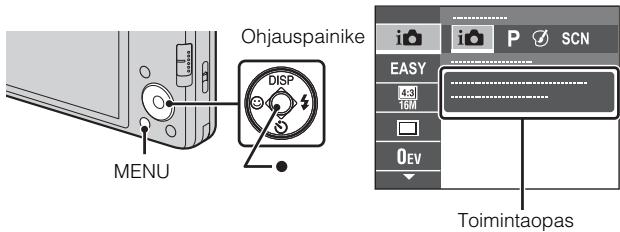 Ohjauspainike DISP MENU Toimintaopas
