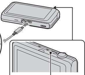 SONY CYBERSHOT DSC-WX70 - Uppladdning av batteripaketet - 2