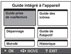 SONY CYBER-SHOT DSC-HX9 - Guide intégré à l'appareil - 2