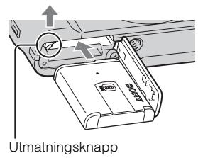 SONY CYBER-SHOT DSC-HX9 - Isattning av batteripaketet - 2