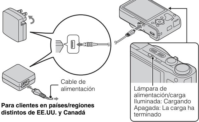 SONY CYBER-SHOT DSC-HX9 - Carga de la batería - 1