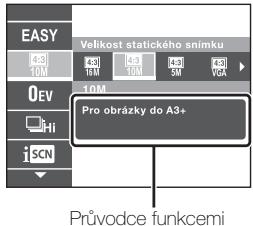 SONY CYBER-SHOT DSC-HX9 - Uvod do dalsich funkci - 2