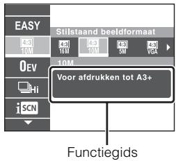 SONY CYBER-SHOT DSC-HX9 - Inleiding tot de overige functies - 2