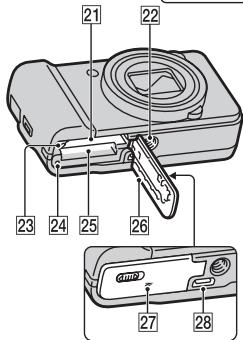SONY CYBER-SHOT DSC-HX9 - Identificarea pãrtilor componente - 3