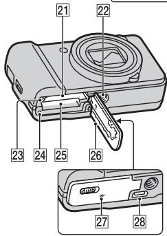 SONY CYBER-SHOT DSC-HX9 - Részek azonosítása - 3