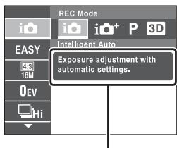 SONY CYBER-SHOT DSC-WX80B - Popis d'alšich funkci - 2