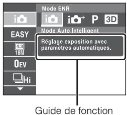 SONY CYBER-SHOT DSC-WX80B - Introduction d'autres fonctions - 2