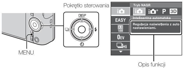 SONY CYBER-SHOT DSC-WX80B - Omówienie innych funkcjji - 1