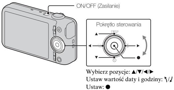 SONY CYBER-SHOT DSC-WX80B - Nastawianie zegara - 1