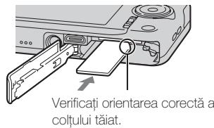 SONY CYBER-SHOT DSC-WX80B - Introducerea unui card de memorie (se vinde separat) - 2