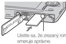 SONY CYBER-SHOT DSC-WX80B - Vkladanie pamä'tovej karty (predáva sa osobitne) - 2