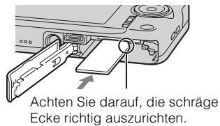SONY CYBER-SHOT DSC-WX80B - Einsetzen einer Speicherkarte (gesondert erhältlich) - 2