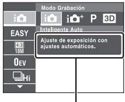 SONY CYBER-SHOT DSC-WX80B - Presentación de otheras functions - 2