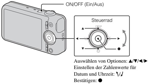 SONY CYBER-SHOT DSC-WX80B - Einstellen der Uhr - 1