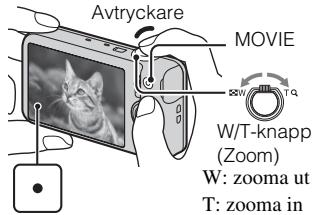 SONY CYBER-SHOT DSC-WX80B - Tagning av stillbilder/inspelning av filmer - 2