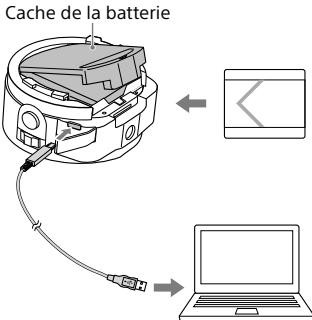 SONY QX10 - Chargement de la batterie - 1