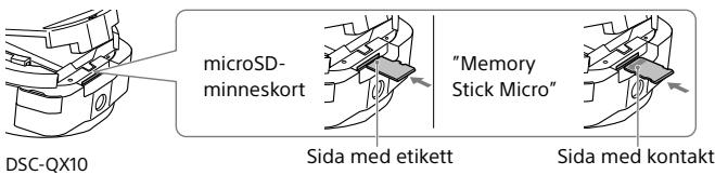 SONY QX10 - Satta iett minneskort - 1
