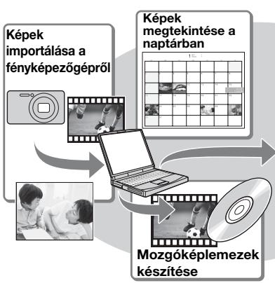 SONY CYBER-SHOT DSC-HX50, DSC HX 50 - A „PlayMemories Home“ jellemzői - 1