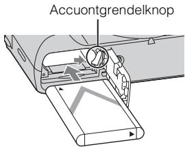 SONY CYBER-SHOT DSC-HX50, DSC HX 50 - De accu plaatsen - 2