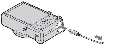 SONY CYBER-SHOT DSC-HX50, DSC HX 50 - Opladen door aan te sluiten op een computer - 1