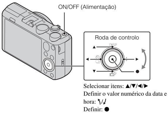 SONY CYBER-SHOT DSC-HX50, DSC HX 50 - Acertar o relógio - 1